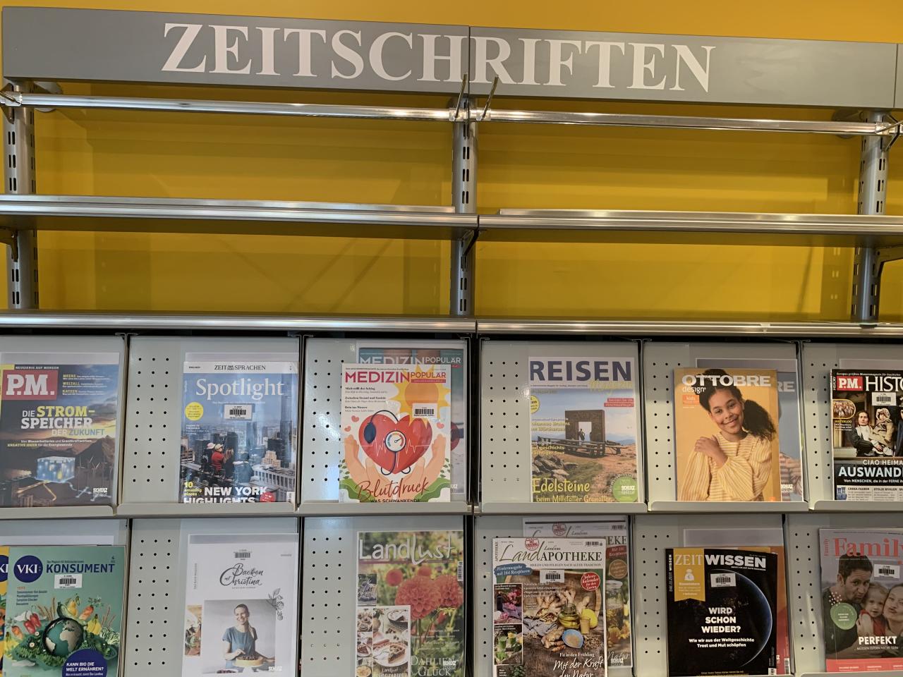 Zeitschriftenabteilung Bibliothek Bad Leonfelden
