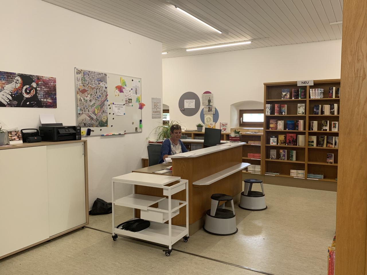 Arbeitsplatz 1 Bibliothek Bad Leonfelden
