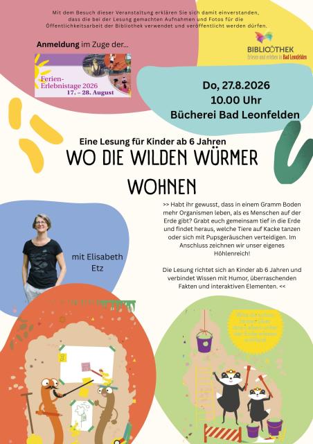 Plakat Kinderlesung